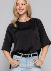 Seraphina Satin Blouse