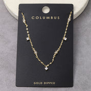 Scattered Twisted Chain Necklace