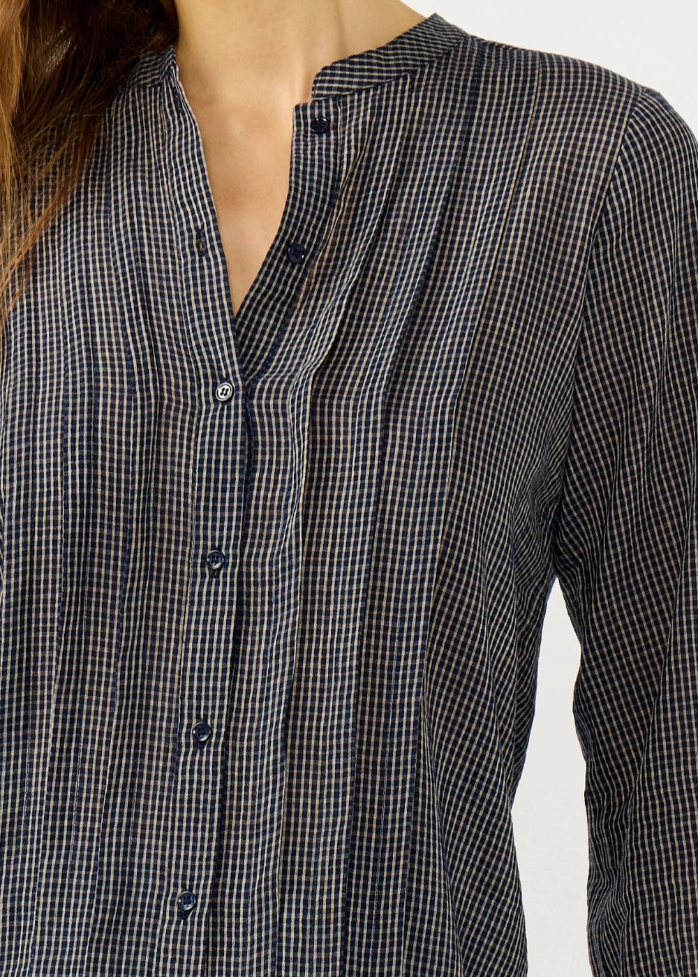 Vintage Checkered Blouse