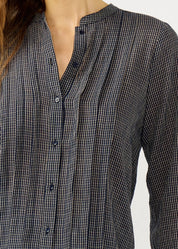 Vintage Checkered Blouse
