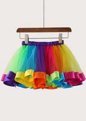 Rainbow Tulle Tutu