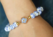 Porcelain Bead Bracelet
