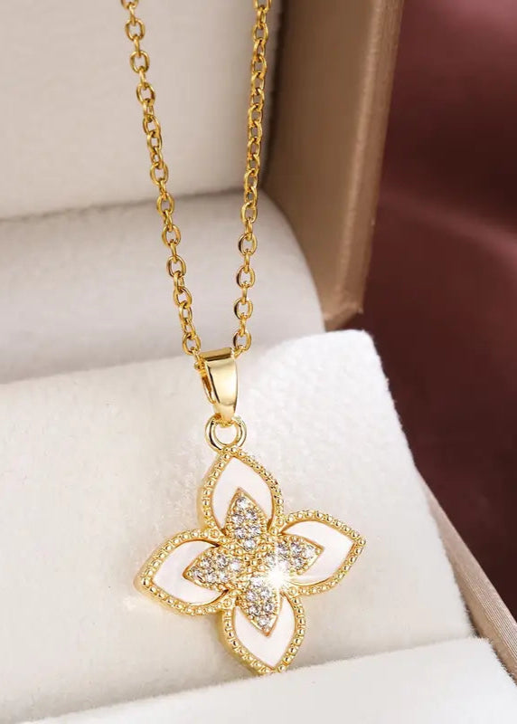 Flower Design Necklace