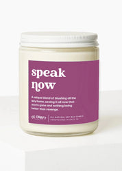 Speak Now Scented Candle