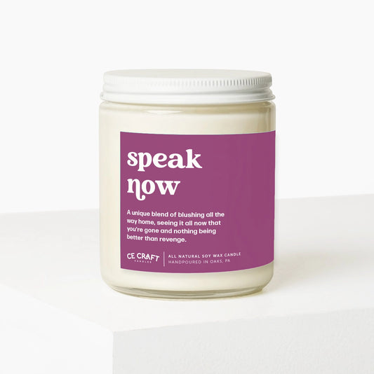 Speak Now Scented Candle