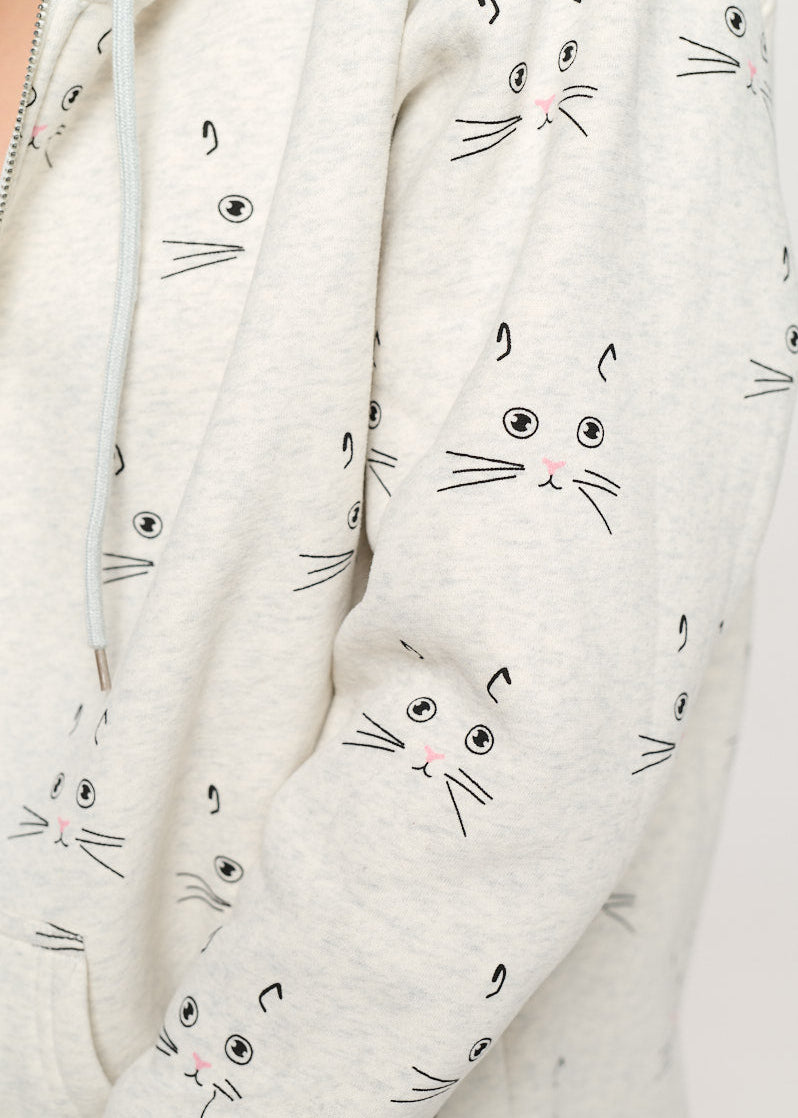 Cat Faces Hoodie