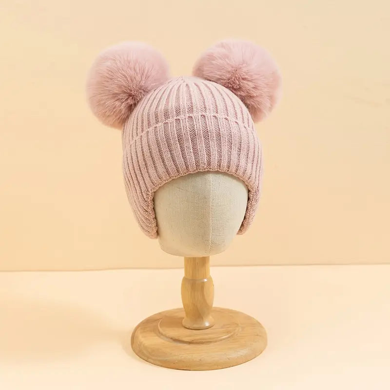 Double Pom Hat-Toddler