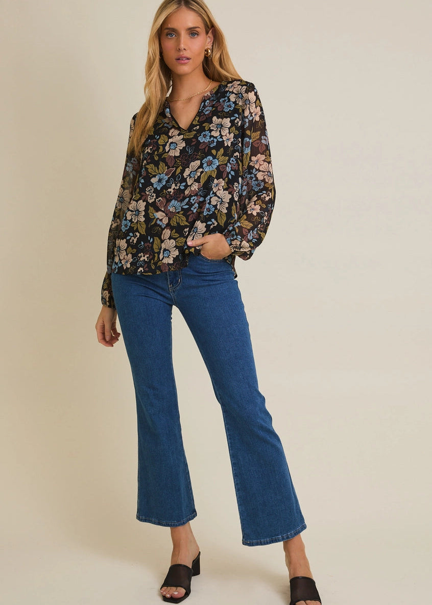 Lianna Floral Top
