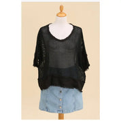 Openwork Blouse