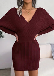 Criss-Cross Sweater Dress