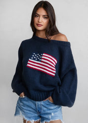 Brandi American Flag Sweater