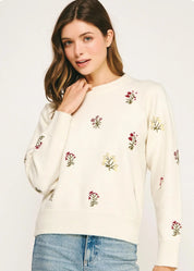 Fae Floral Sweater