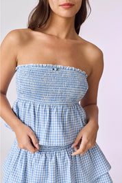 Willow Gingham Top & Skirt