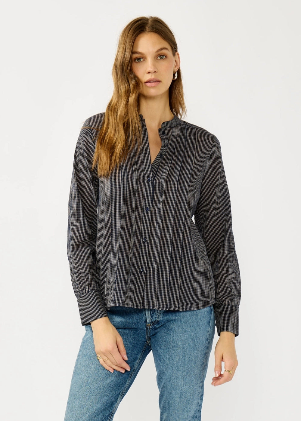 Vintage Checkered Blouse