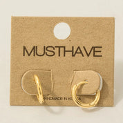 Minimalist Mini Huggie Earrings