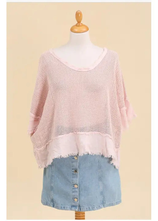 Olivia Openwork Blouse