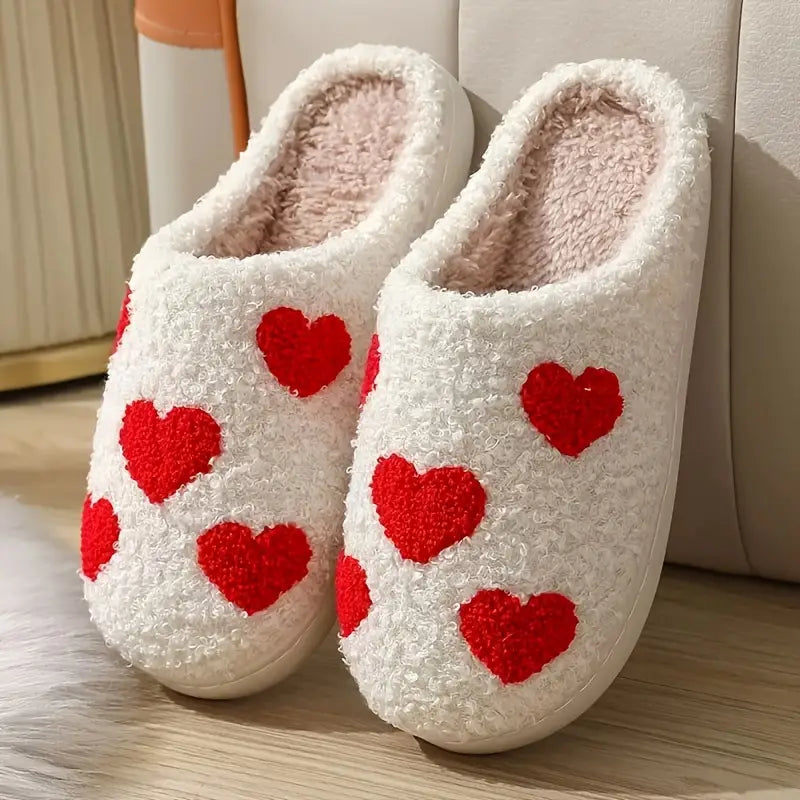 Heart Winter Slippers