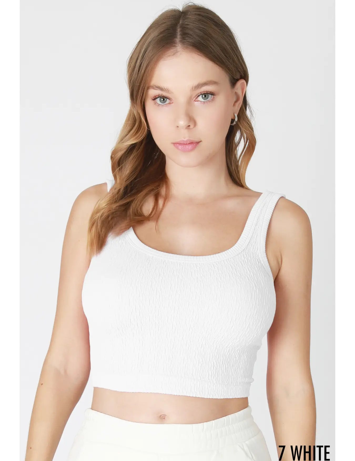 Crinkle Tank Top
