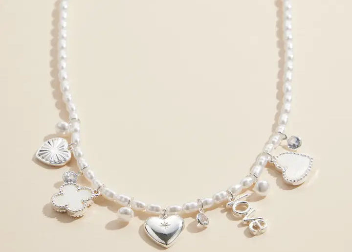 Pearl Charm Necklace
