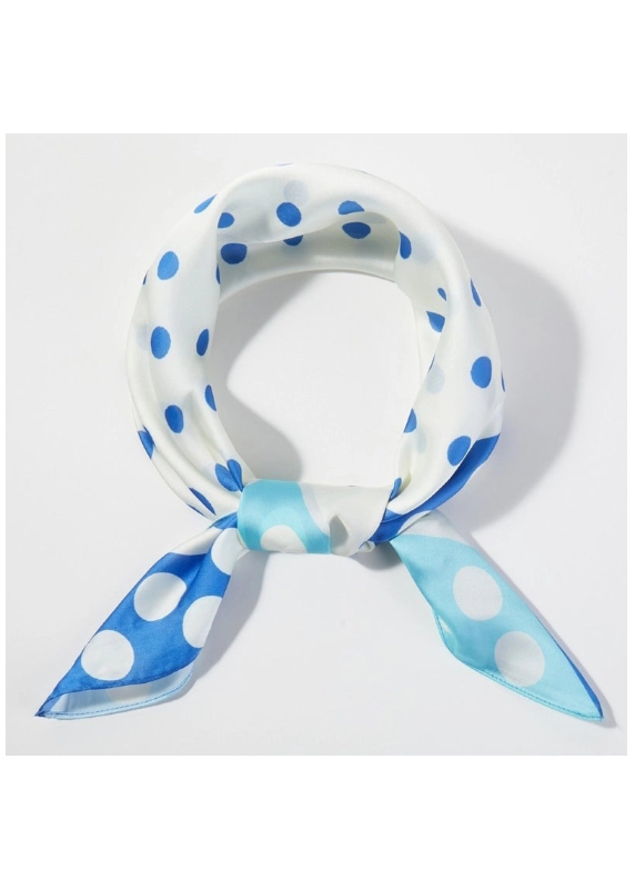 Polka Dot Square Scarf