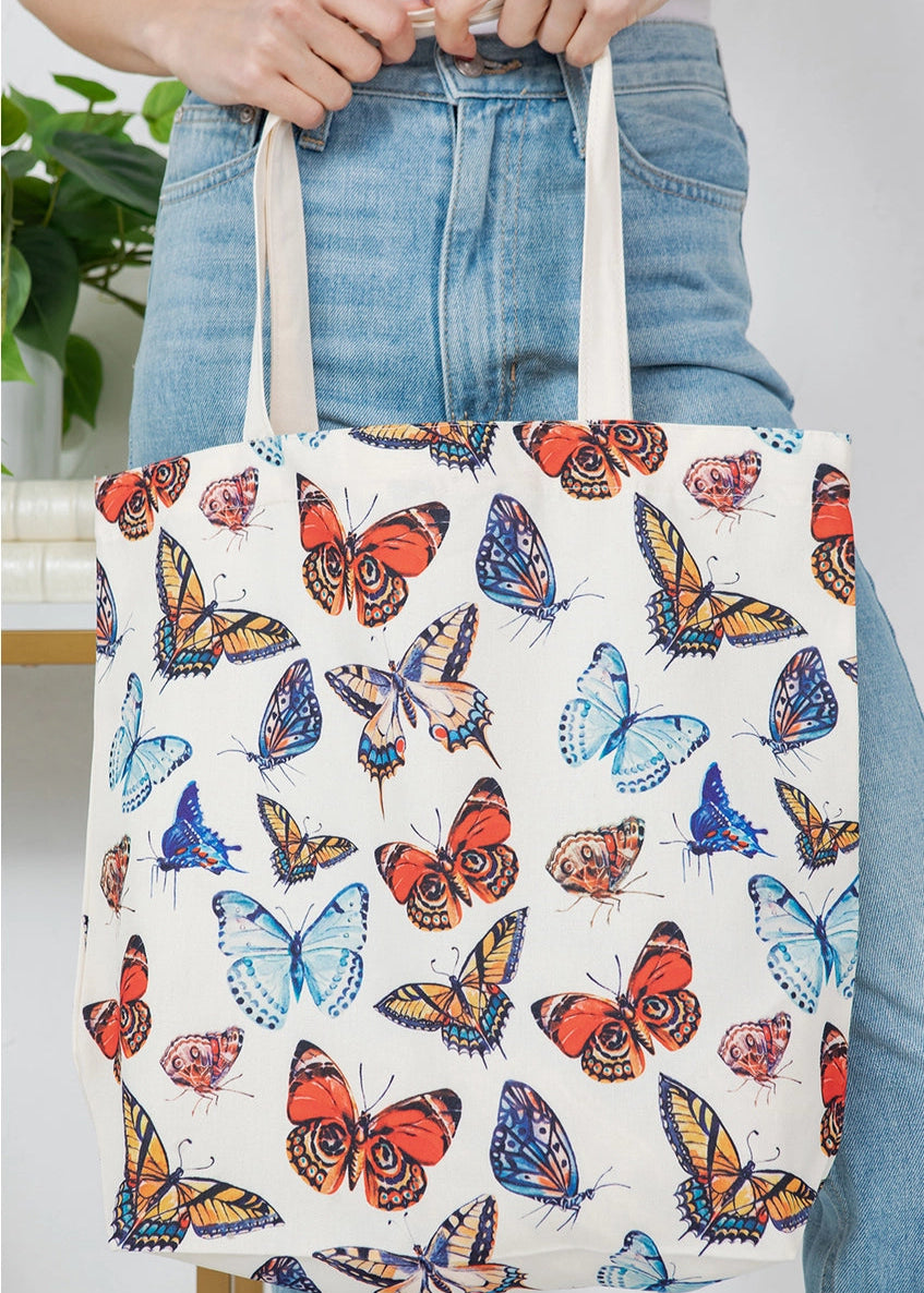 Butterfly Canvas Tote