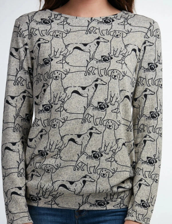 All Over Dog Pullover