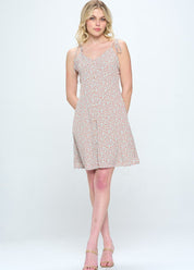 All Over Heart Print Dress