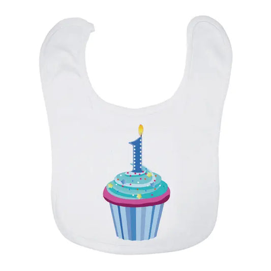Baby Bibs- Birthday Cupcakes