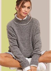 Maisie Mock Neck Sweater