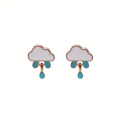 Raining Cloud Stud Earrings