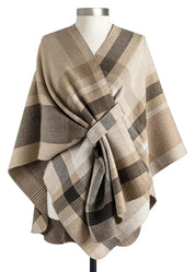 Reversible Plaid Wrap