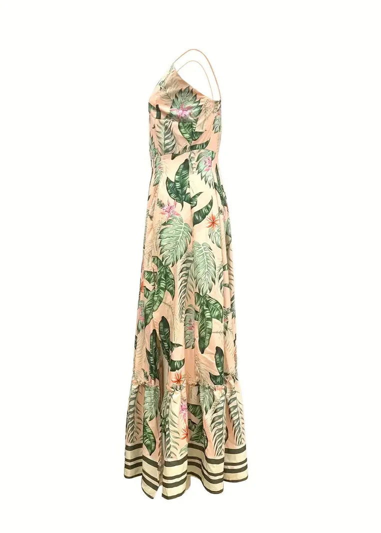 Tropical Plant Dress