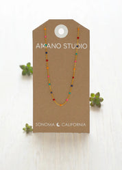 Multi Colored Chain Necklace