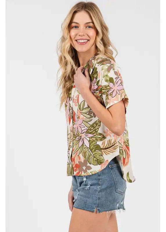 Brenn Tropical Blouse