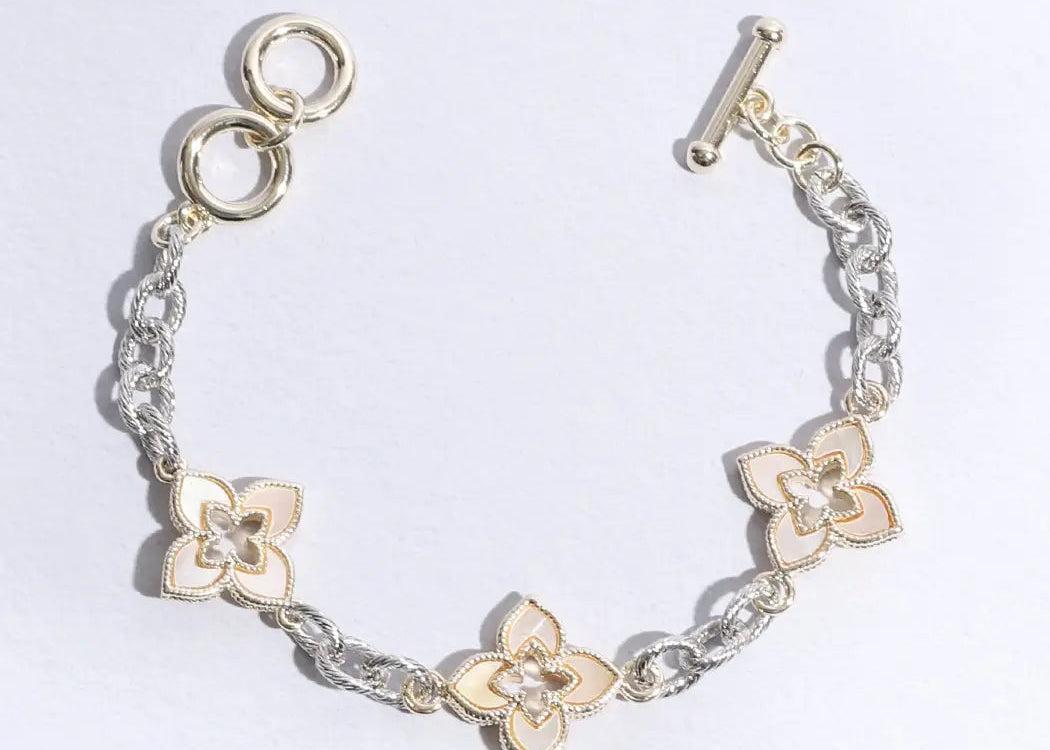 3 Clover Link Bracelet