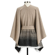 Tie Waist Stripe Wrap