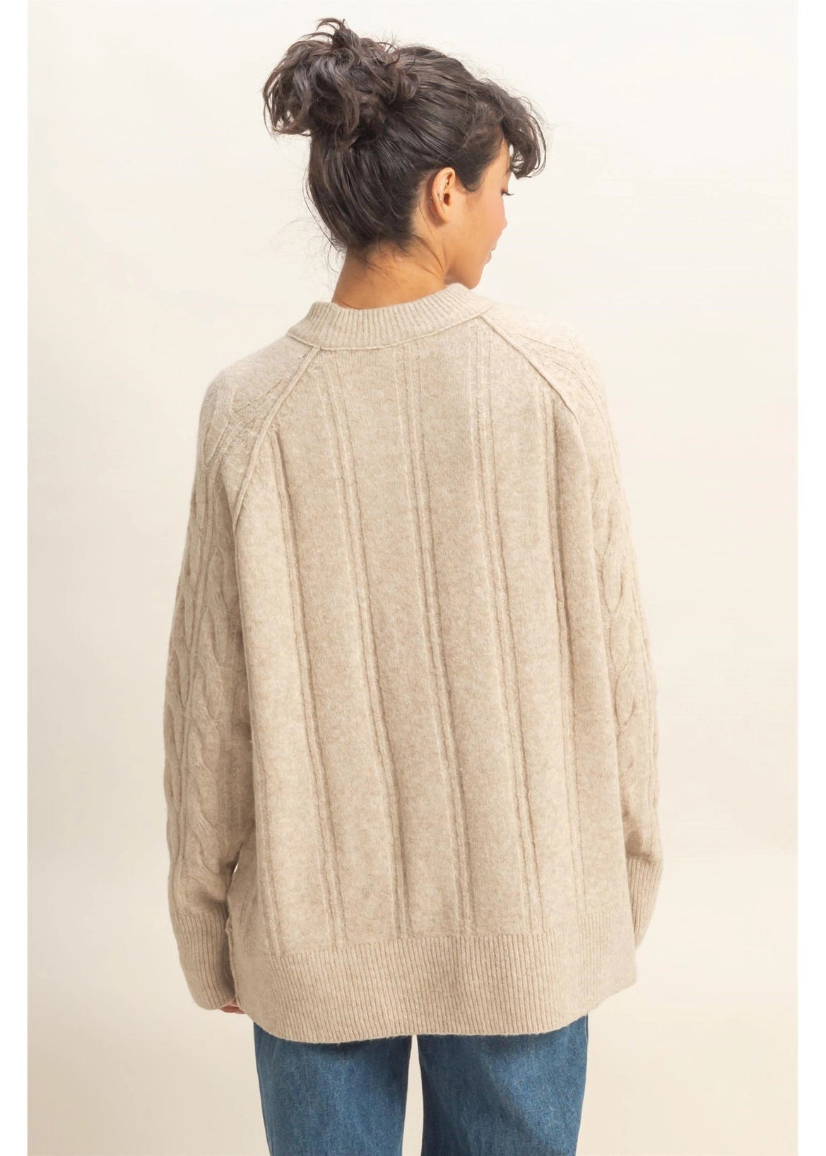 Classic Cable Crewneck