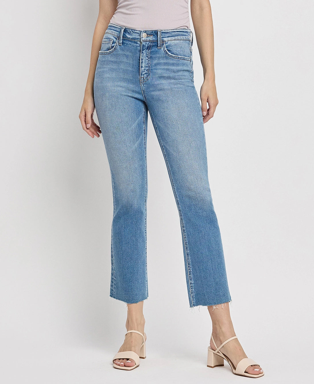 Clayton Crop Flare Jeans