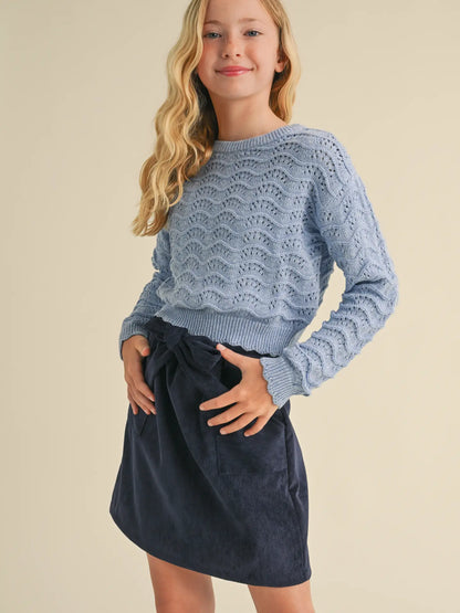 Winna Wavy Sweater-Tween