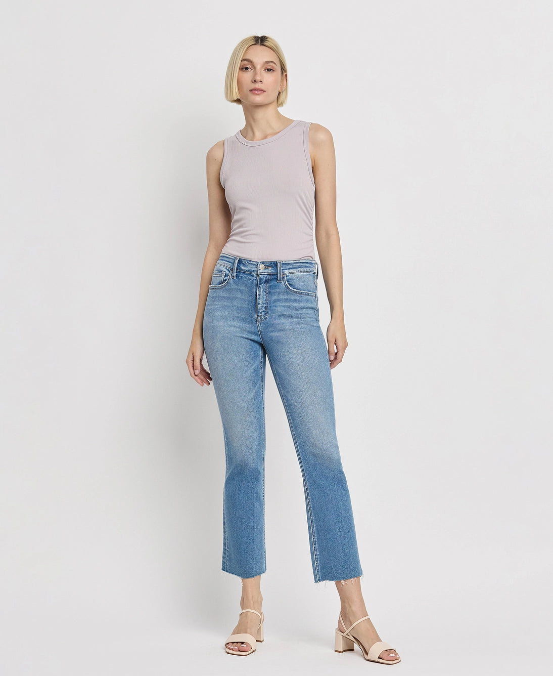 Clayton Crop Flare Jeans