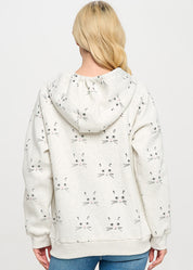 Cat Faces Hoodie