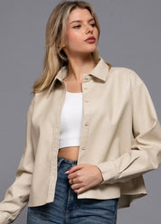 Skyler Faux Leather Jacket