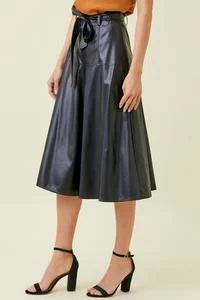 Luna Leather Skirt