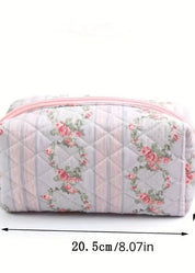 Floral Makeup Bag