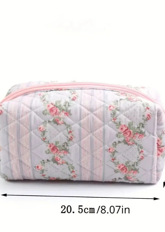 Floral Makeup Bag