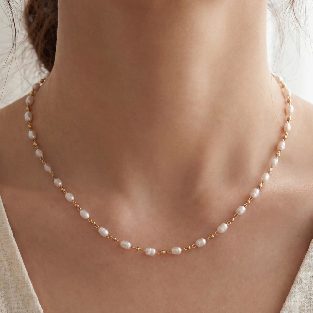 Pearl & Bead Necklace