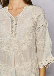Fable Floral Crochet Blouse