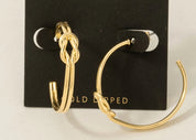 Knotted Wire Hoops