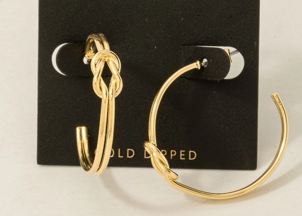 Knotted Wire Hoops
