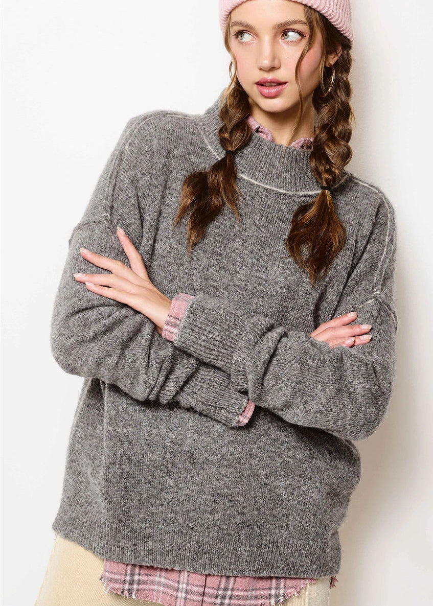 Maisie Mock Neck Sweater